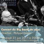 affiche concert du Big Band de Jazz